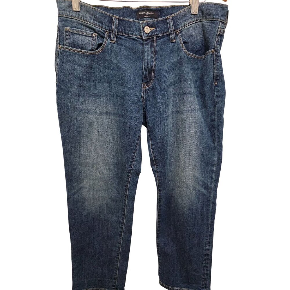 BANANA REPUBLIC Women's SKINNY FIT MEDIUM WASH DENIM‎ JEANS Women's SIZE 31/12